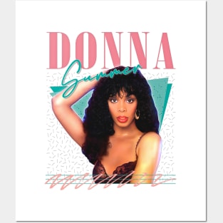 Donna Summer / Retro Style Fan Art Design Posters and Art